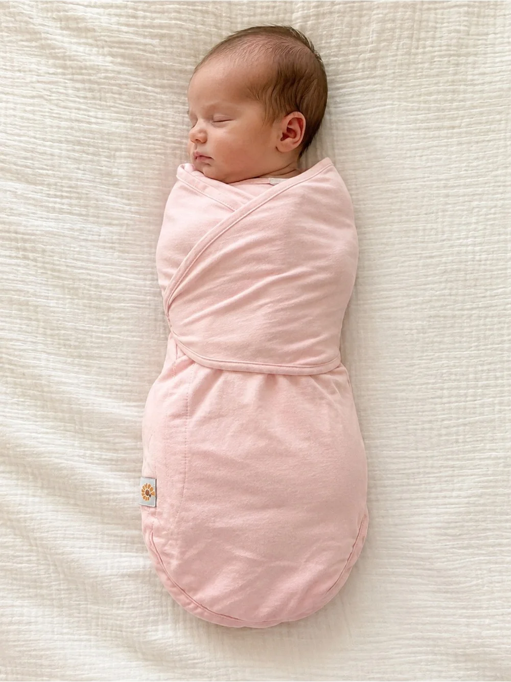 Ergobaby Swaddler Pink M/L Baby Swaddle 100% Cotton